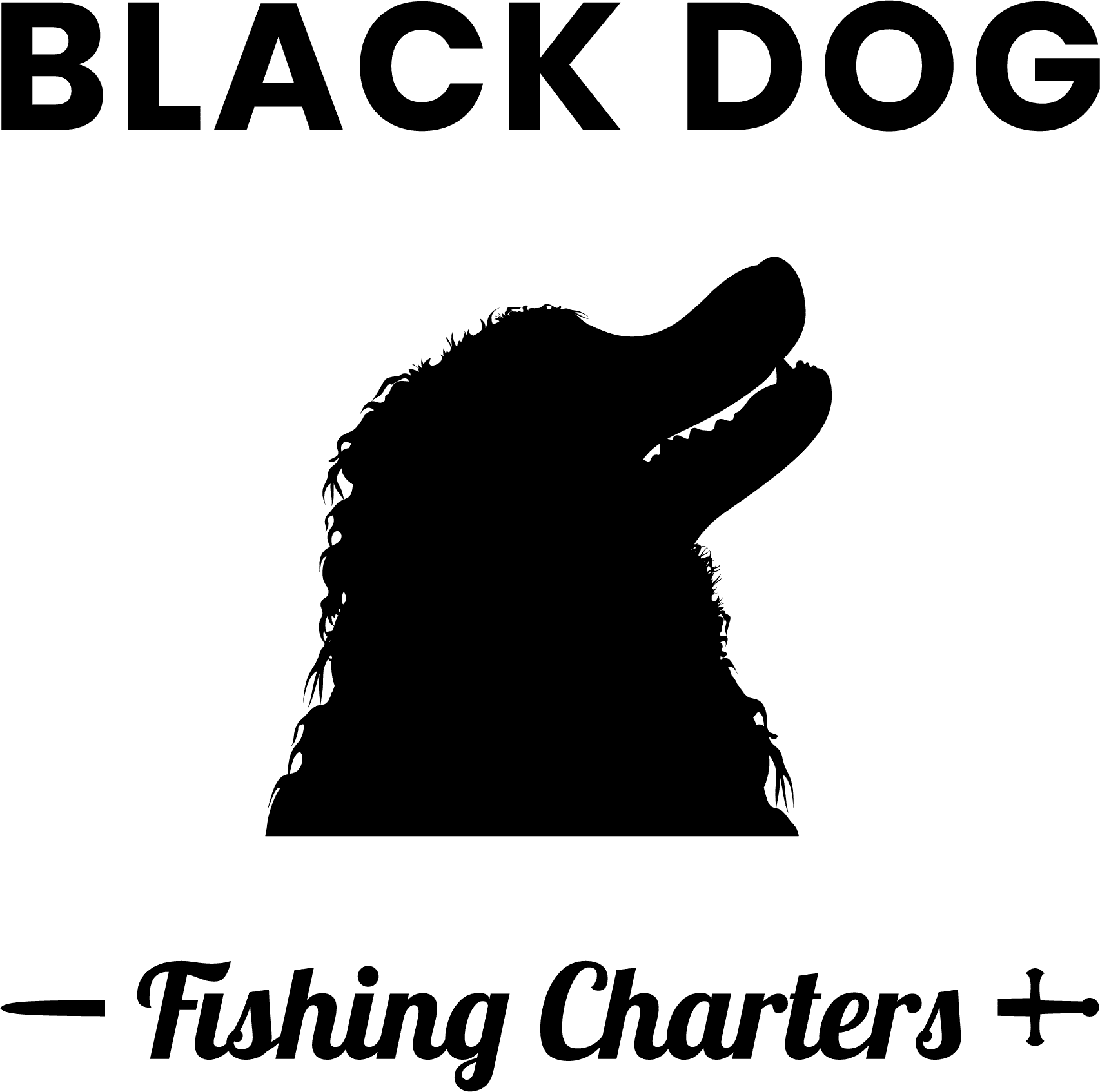 black dog logo clothing